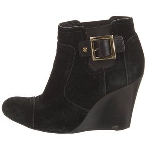 Tory Burch Suede Wedge Boots